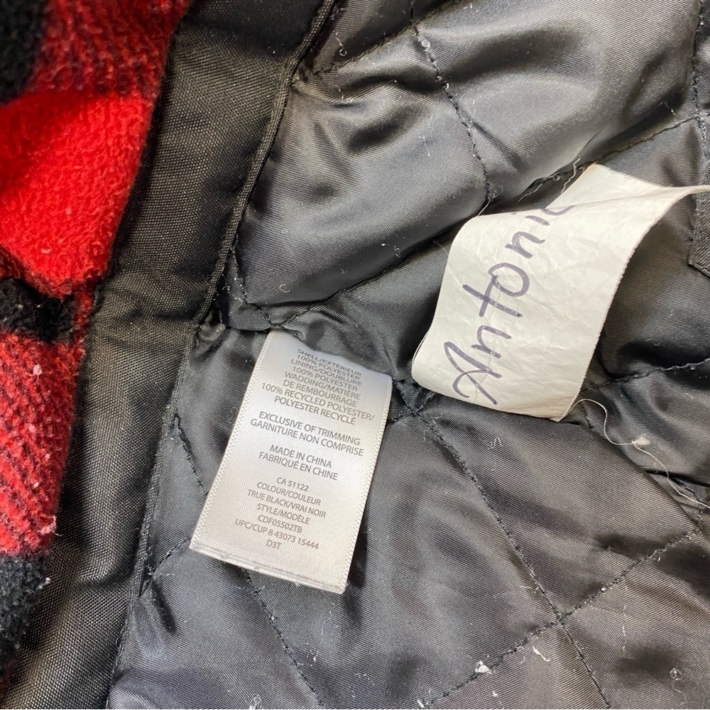 Canadiana Winter Coat Jacket Kids Size 3T Black 100% Polyester - Picture 6 of 8